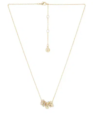 BaubleBar Pave And Gold Charm Necklace | Thumbnail 3