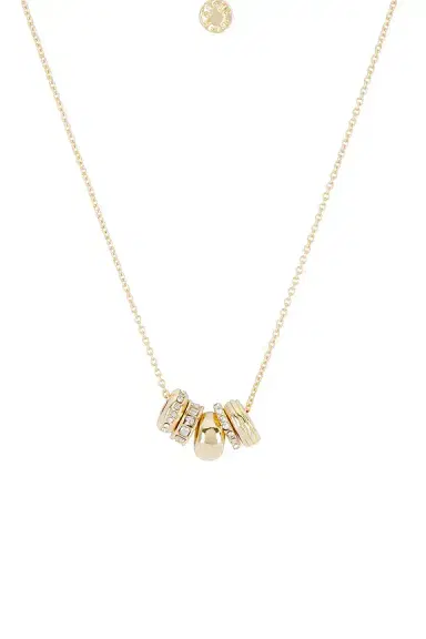 BaubleBar Pave And Gold Charm Necklace | Thumbnail 4