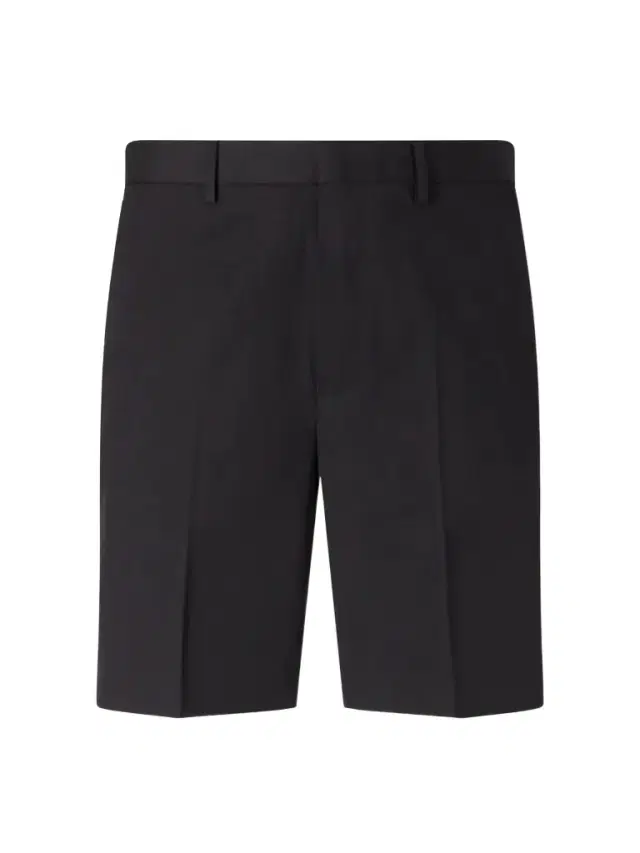 Dries Van Noten Straight-Leg Cotton and Wool-Blend Shorts