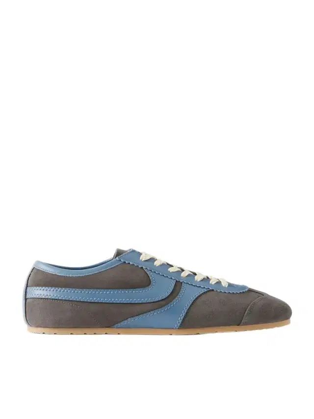 Dries Van Noten Leather-Trimmed Suede Sneakers