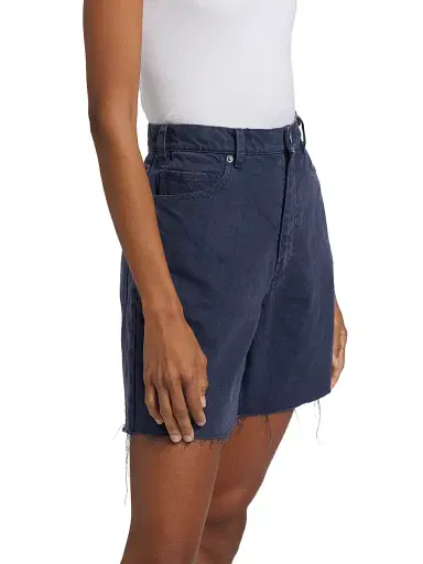 Nili Lotan Women's Russel Denim Bermuda Shorts - Admiral Blue - Size 10 | Thumbnail 4 Nili Lotan Women's Russel Denim Bermuda Shorts - Admiral Blue - Size 10 | Thumbnail 4