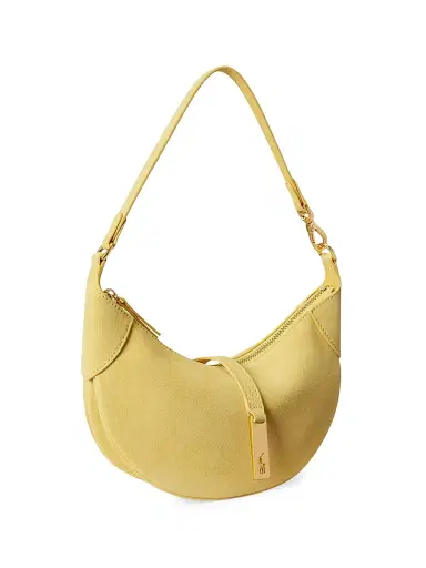 Polo Ralph Lauren Women's Polo ID Suede Convertible Shoulder Bag | Thumbnail 6 Polo Ralph Lauren Women's Polo ID Suede Convertible Shoulder Bag | Thumbnail 6