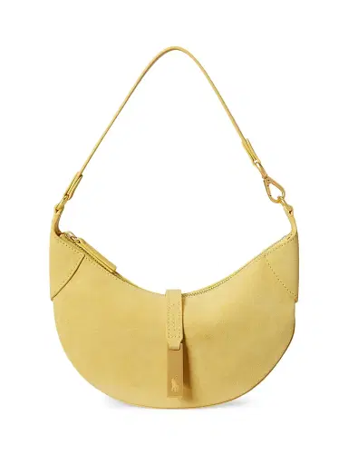 Polo Ralph Lauren Women's Polo ID Suede Convertible Shoulder Bag | Thumbnail 1 Polo Ralph Lauren Women's Polo ID Suede Convertible Shoulder Bag | Thumbnail 1