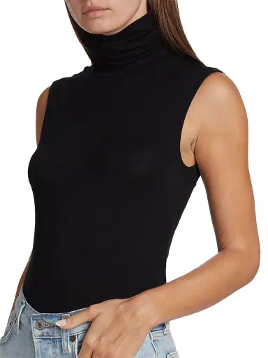 MAJESTIC FILATURES Women's Soft Touch Sleeveless Turtleneck | Thumbnail 6 MAJESTIC FILATURES Women's Soft Touch Sleeveless Turtleneck | Thumbnail 6