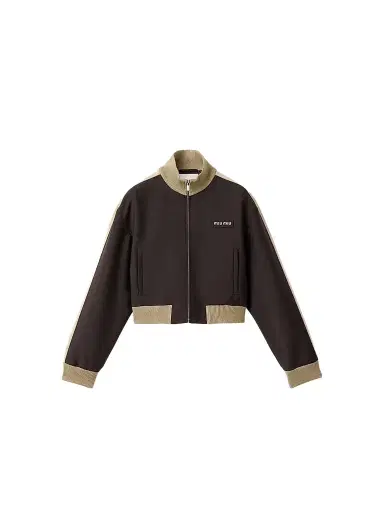 Miu Miu Women's Kid Mohair Blouson Jacket - Brown - Size 8 | Thumbnail 1