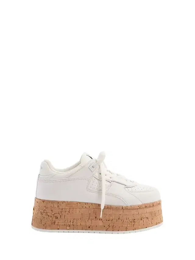 Valentino Garavani Women's Freedots XL Calfskin and Cork Sneakers - White