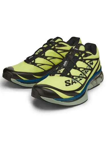 MM6 MAISON MARGIELA Women's x Salomon XT Printed Sneakers - Sunny Lime Black Green Milieu - Size 8.5 | Thumbnail 2