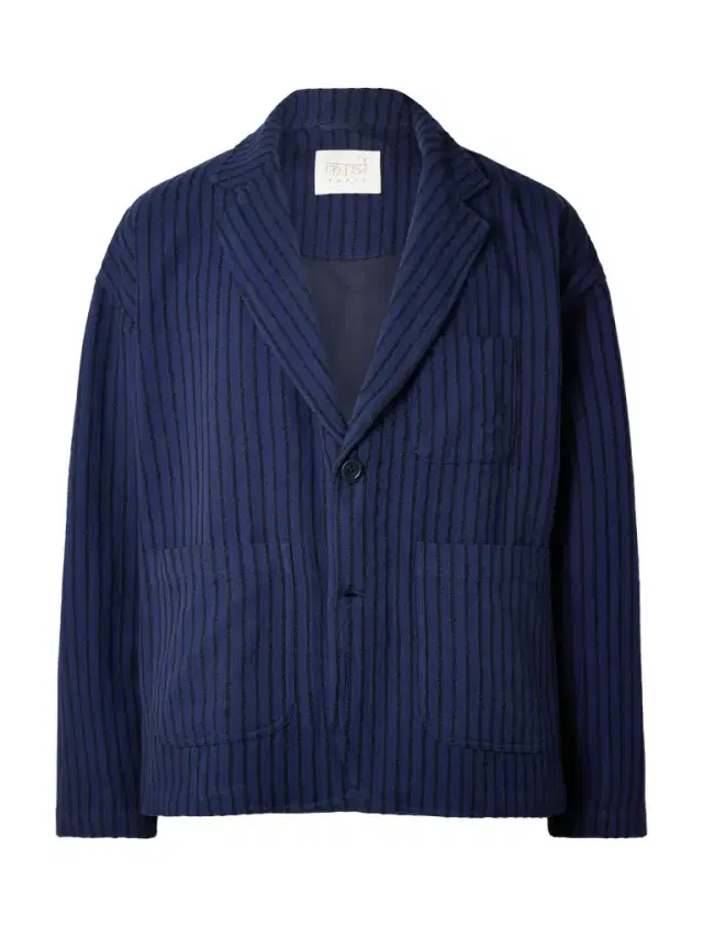 Kardo Hugh 2.0 Unstructured Striped Cotton Suit Jacket