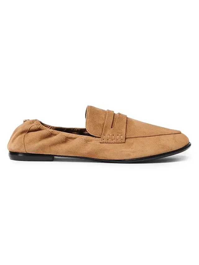 SIMKHAI Women's Danna Suede Loafers - Light Camel
