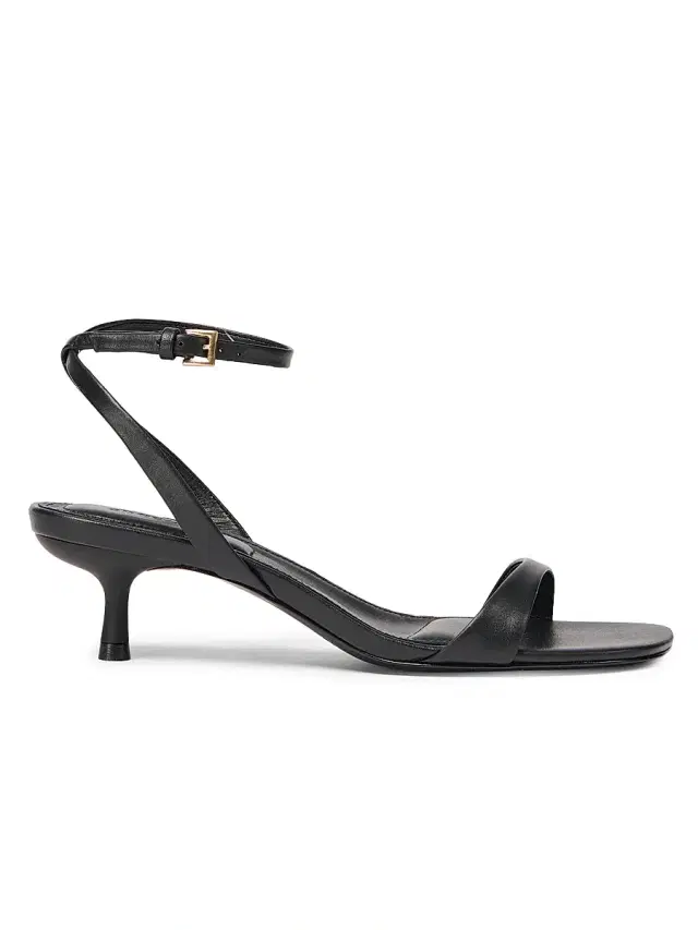 SIMKHAI Women's Hannah 35MM Leather Sandals - Black