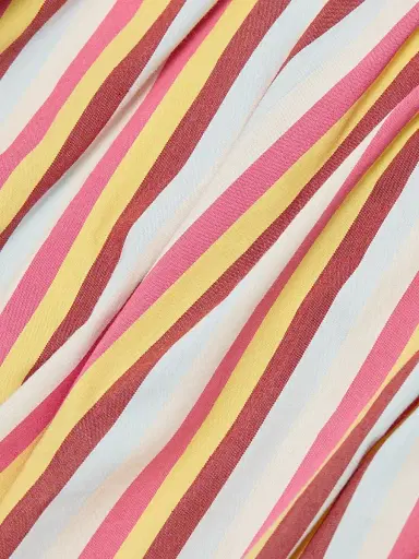 Solid & Striped Women's The Ivy Striped Bubble Crop Top - Symi Stripe - Size XS | Thumbnail 7