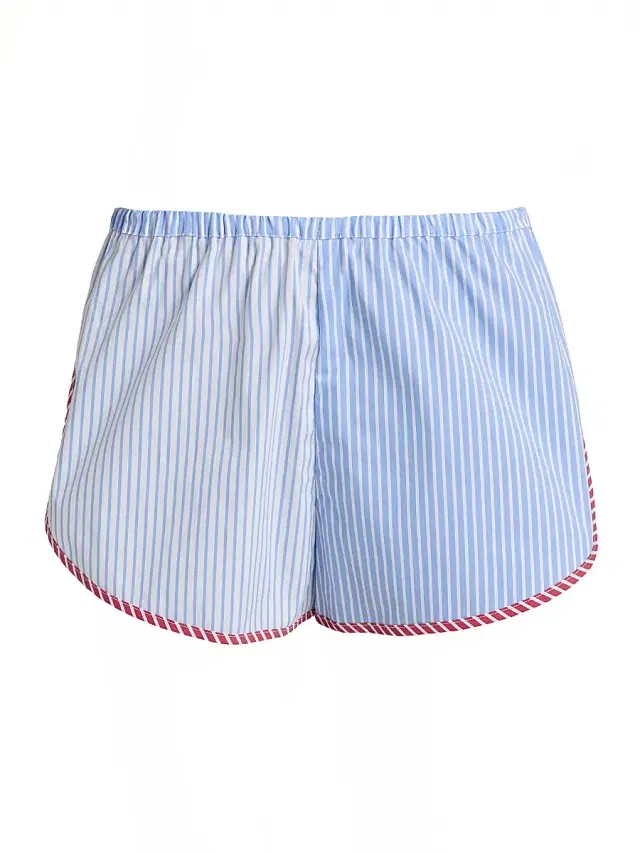 Solid & Striped Women's The Lester Stripe Shorts - Colorblock Marina