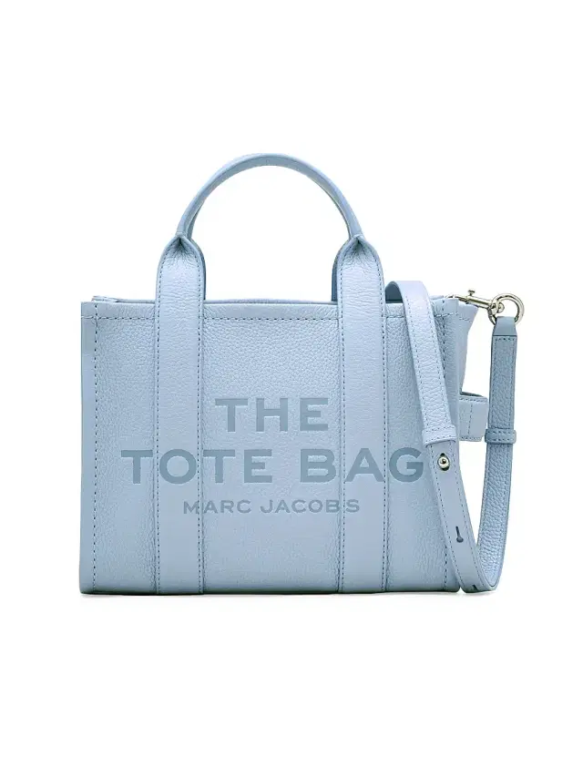Women's The Leather  Tote Bag - Cloud Blue