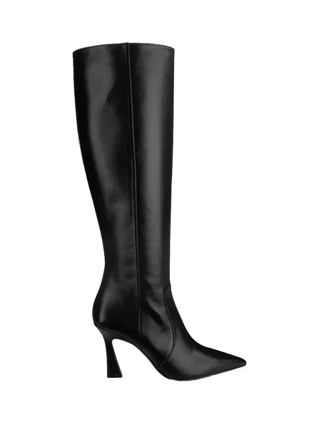 Stuart Weitzman Women's Vinnie 90MM Leather Knee-High Boots - Black