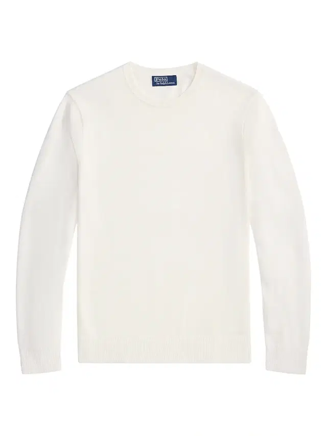 Men's Cotton Knit Sweater - Trophy Cream
