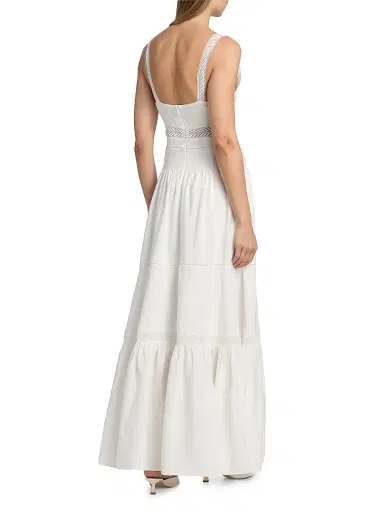 Kobi Halperin Women's Alessia Maxi Dress - White - Size 12 | Thumbnail 5