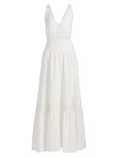 Kobi Halperin Women's Alessia Maxi Dress - White - Size 12 | Thumbnail 1