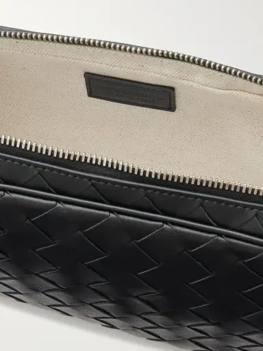 Bottega Veneta Intrecciato Leather Pouch - Men | Thumbnail 5 Bottega Veneta Intrecciato Leather Pouch - Men | Thumbnail 5