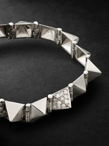 Anita Ko 18-Karat White Gold Diamond Bracelet - Men | Thumbnail 4