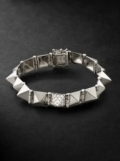 Anita Ko 18-Karat White Gold Diamond Bracelet - Men | Thumbnail 1