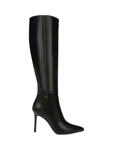 Veronica Beard Women's Lisa Leather High-Heel Boots - Black - Size 9 | Thumbnail 1