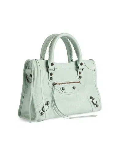 Balenciaga Women's Le City Top Handle Bag - Mineral Green | Thumbnail 2 Balenciaga Women's Le City Top Handle Bag - Mineral Green | Thumbnail 2