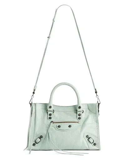 Balenciaga Women's Le City Top Handle Bag - Mineral Green | Thumbnail 6 Balenciaga Women's Le City Top Handle Bag - Mineral Green | Thumbnail 6