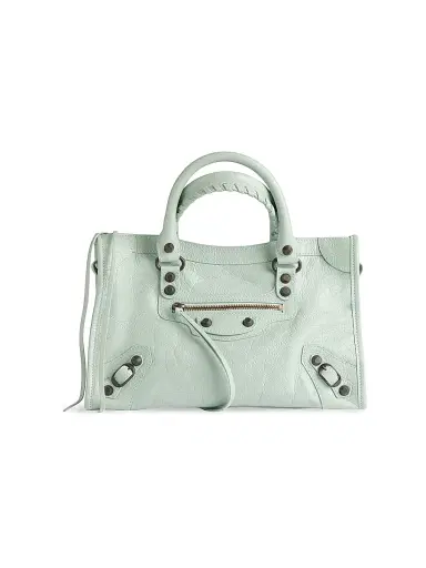 Balenciaga Women's Le City Top Handle Bag - Mineral Green | Thumbnail 1 Balenciaga Women's Le City Top Handle Bag - Mineral Green | Thumbnail 1
