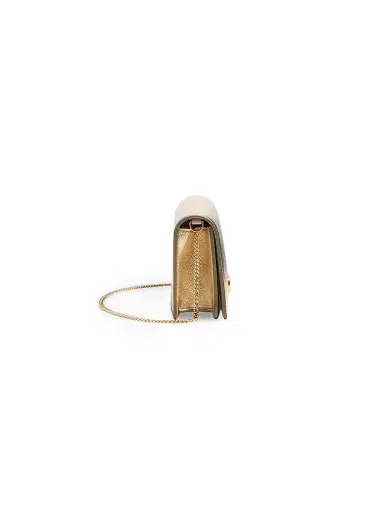 Valentino Garavani Women's VLogo Signature Mini Shoulder Bag - Gold Crystal | Thumbnail 3