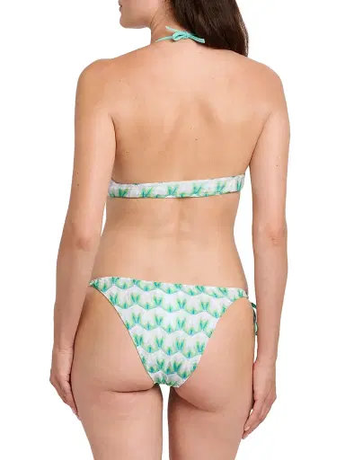 Missoni Women's Tie-Front Knit Bikini - Multi Light Blue Green - Size 12 | Thumbnail 4 Missoni Women's Tie-Front Knit Bikini - Multi Light Blue Green - Size 12 | Thumbnail 4