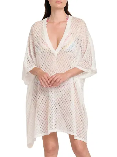 Missoni Women's Raschel Lace Cover-Up Caftan - White - Size XS | Thumbnail 2 Missoni Women's Raschel Lace Cover-Up Caftan - White - Size XS | Thumbnail 2