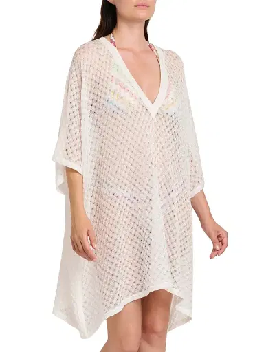 Missoni Women's Raschel Lace Cover-Up Caftan - White - Size XS | Thumbnail 3 Missoni Women's Raschel Lace Cover-Up Caftan - White - Size XS | Thumbnail 3