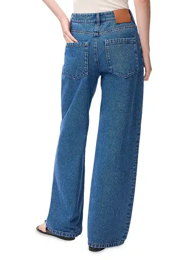 Loewe Women's Anagram Baggy Jeans - Jeans Blue - Size 00 | Thumbnail 4 Loewe Women's Anagram Baggy Jeans - Jeans Blue - Size 00 | Thumbnail 4