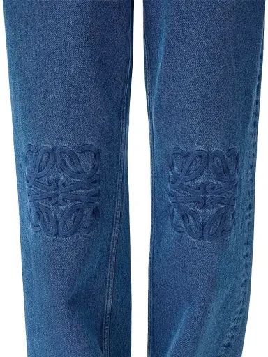 Loewe Women's Anagram Baggy Jeans - Jeans Blue - Size 00 | Thumbnail 5 Loewe Women's Anagram Baggy Jeans - Jeans Blue - Size 00 | Thumbnail 5