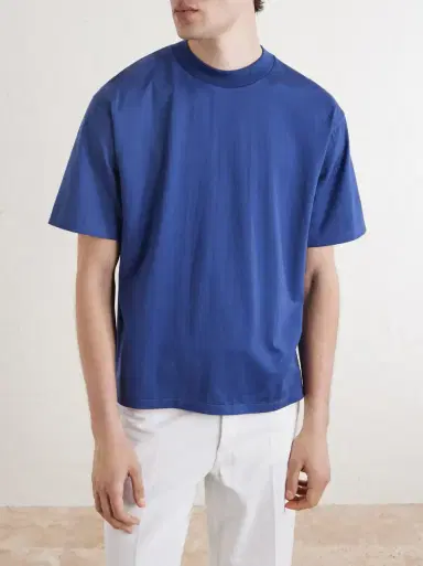 Kaptain Sunshine Suvin Supima Cotton-Jersey T-Shirt | Thumbnail 3