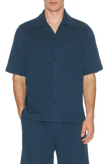 Simkhai Troy Short Sleeve Shirt | Thumbnail 1 Simkhai Troy Short Sleeve Shirt | Thumbnail 1