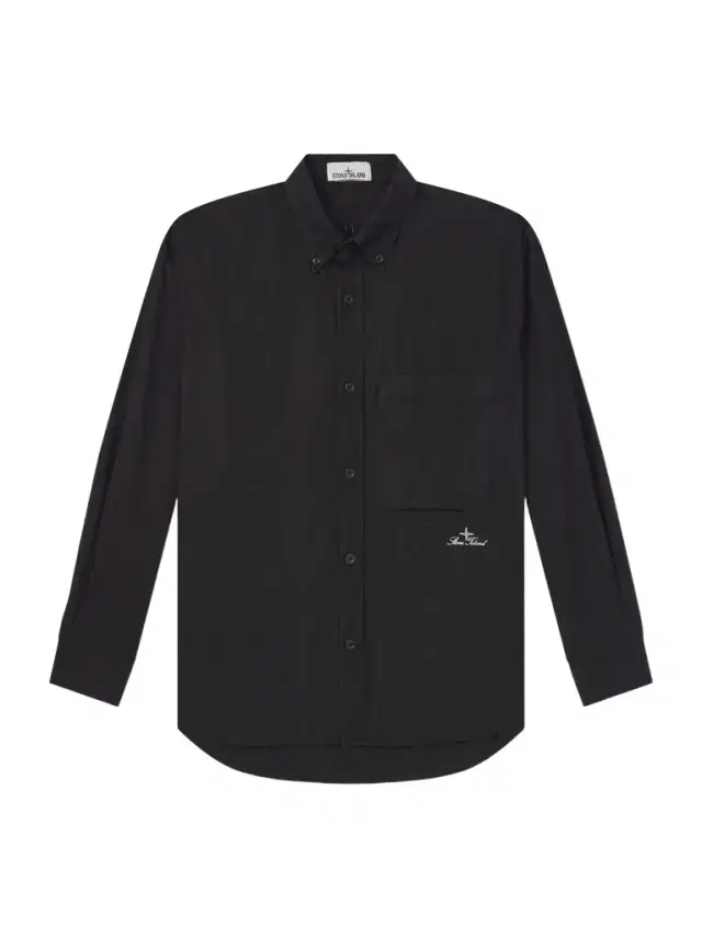 Button-Down Collar Logo-Embroidered Organic Cotton-Tela Shirt