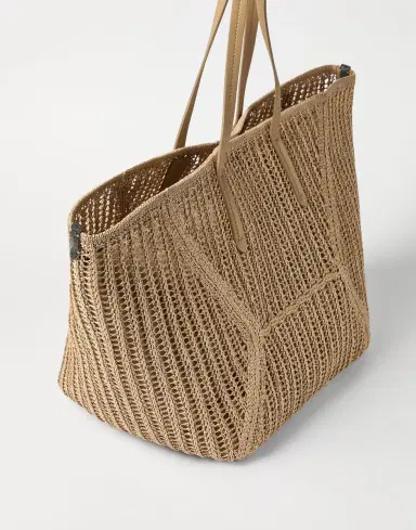 Brunello Cucinelli Techno raffia BC Duo bag | Thumbnail 3 Brunello Cucinelli Techno raffia BC Duo bag | Thumbnail 3