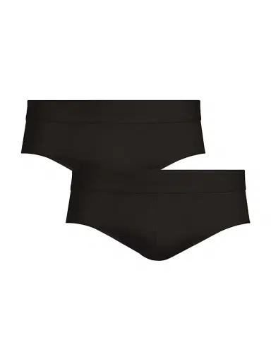 Commando Men's Premier 2-Pack Stretch-Cotton Brief Set - Black - Size XXL | Thumbnail 1 Commando Men's Premier 2-Pack Stretch-Cotton Brief Set - Black - Size XXL | Thumbnail 1