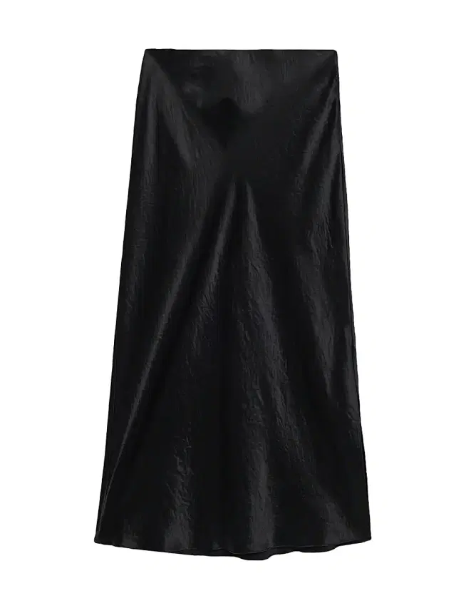 Vince Women's Split Satin Midi-Skirt - Black