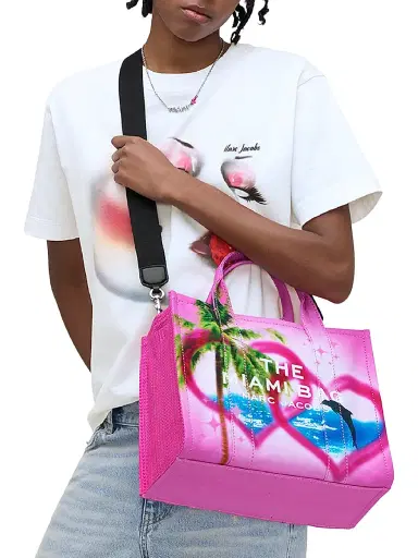 Marc Jacobs Women's The City Miami Cotton-Blend Tote Bag - Miami | Thumbnail 2 Marc Jacobs Women's The City Miami Cotton-Blend Tote Bag - Miami | Thumbnail 2