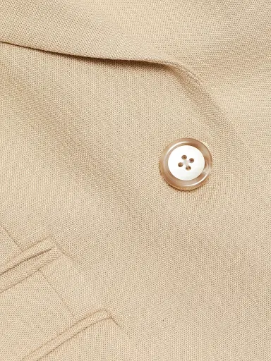 Veronica Beard Women's Battista Single-Breasted Dickey Jacket - Stone Khaki | Thumbnail 7