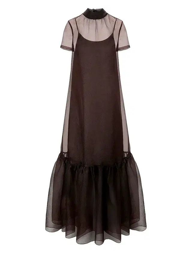 Women's Calluna Organza Maxi Dress - Earth