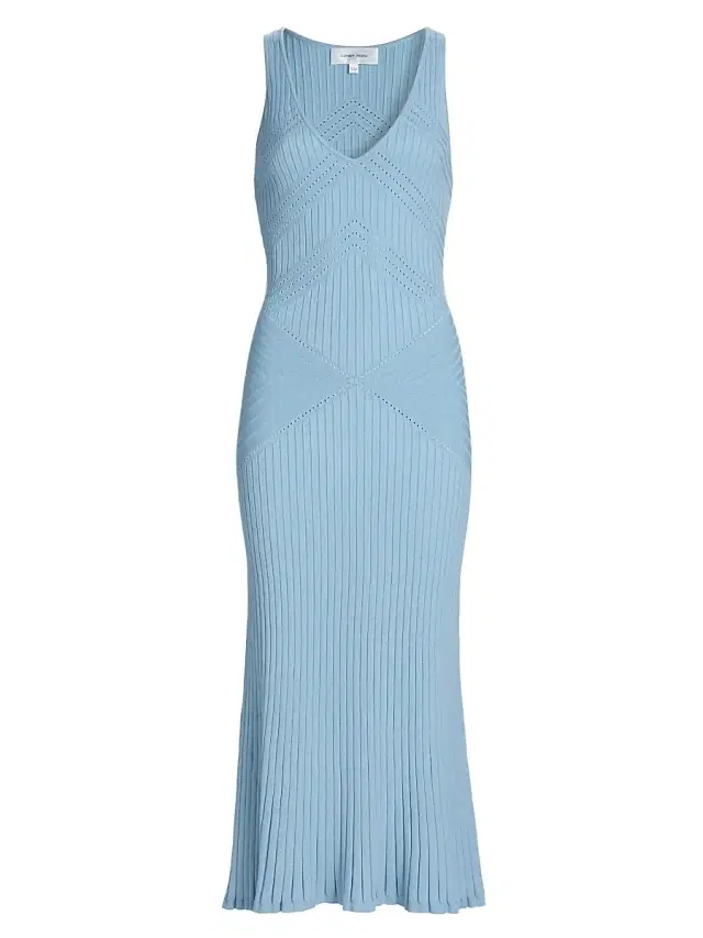 Ronny Kobo Women's Emeron Knit Midi-Dress - Ancient Water
