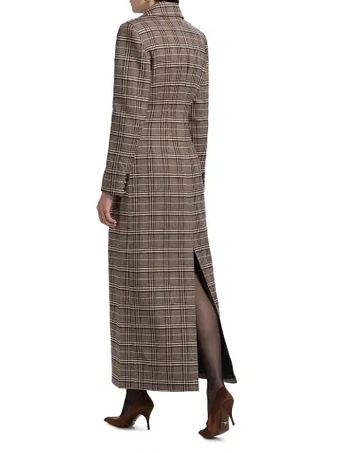 Ronny Kobo Women's Sandrine Plaid Coat | Thumbnail 5