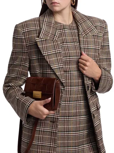 Ronny Kobo Women's Sandrine Plaid Coat | Thumbnail 6