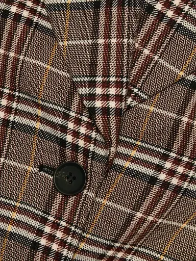 Ronny Kobo Women's Sandrine Plaid Coat | Thumbnail 7