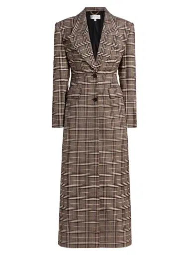 Ronny Kobo Women's Sandrine Plaid Coat | Thumbnail 1
