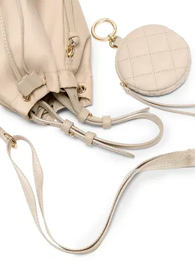 MZ Wallace Women's Waverly Espadrille Bucket Bag - Buff | Thumbnail 5 MZ Wallace Women's Waverly Espadrille Bucket Bag - Buff | Thumbnail 5