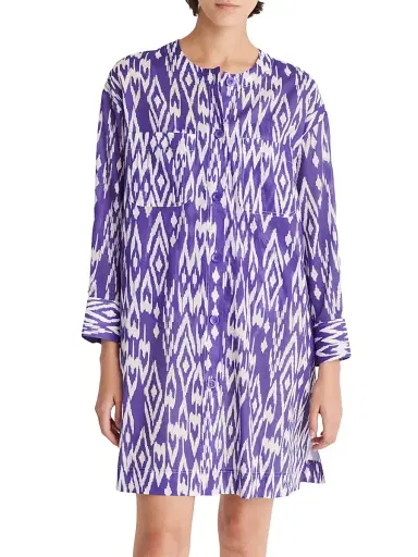 Eres Women's Hurricane Cotton Shirt - Imprime Wind Flashy - Size Small | Thumbnail 3